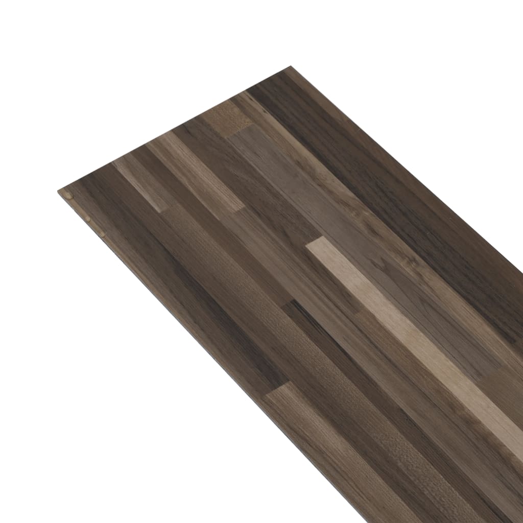 vidaXL Plăci de pardoseală autoadezive, maro dungi, 5,02 m², PVC, 2 mm vidaXL Plăci de pardoseală autoadezive, maro dungi, 5,02 m², PVC, 2 mm