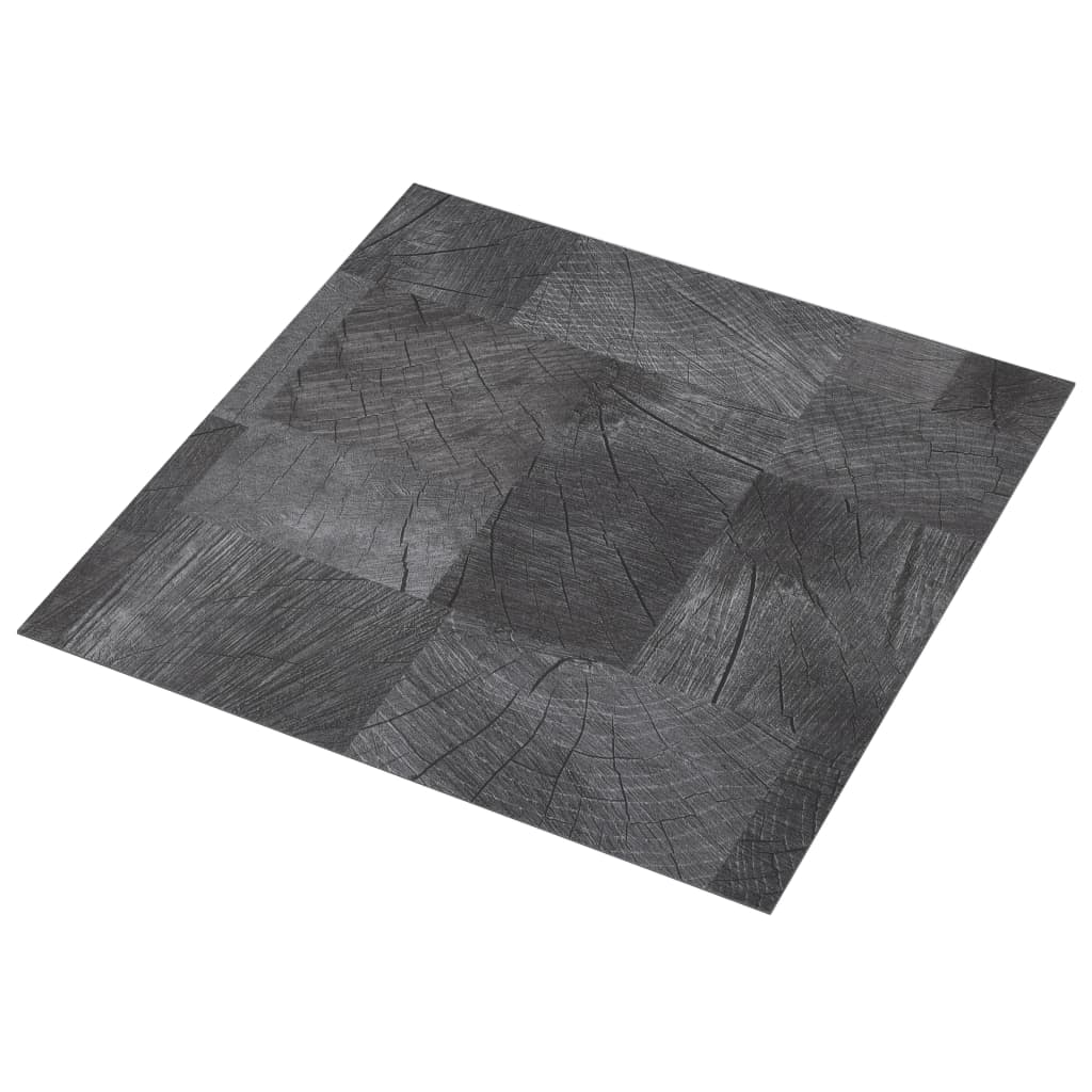 vidaXL Plăci de pardoseală autoadezive gri structură lemn 5,11 m² PVC vidaXL Plăci de pardoseală autoadezive gri structură lemn 5,11 m² PVC
