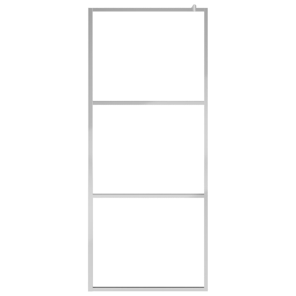 vidaXL Paravan de duș walk-in, 100 x 195 cm, sticlă ESG transparentă vidaXL Paravan de duș walk-in, 100 x 195 cm, sticlă ESG transparentă
