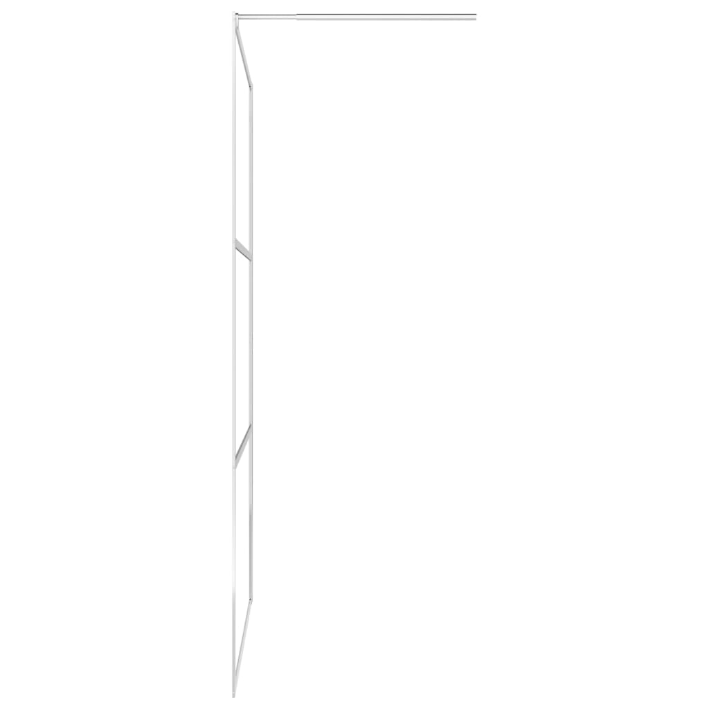 vidaXL Paravan de duș walk-in, 100 x 195 cm, sticlă ESG semi-mată vidaXL Paravan de duș walk-in, 100 x 195 cm, sticlă ESG semi-mată