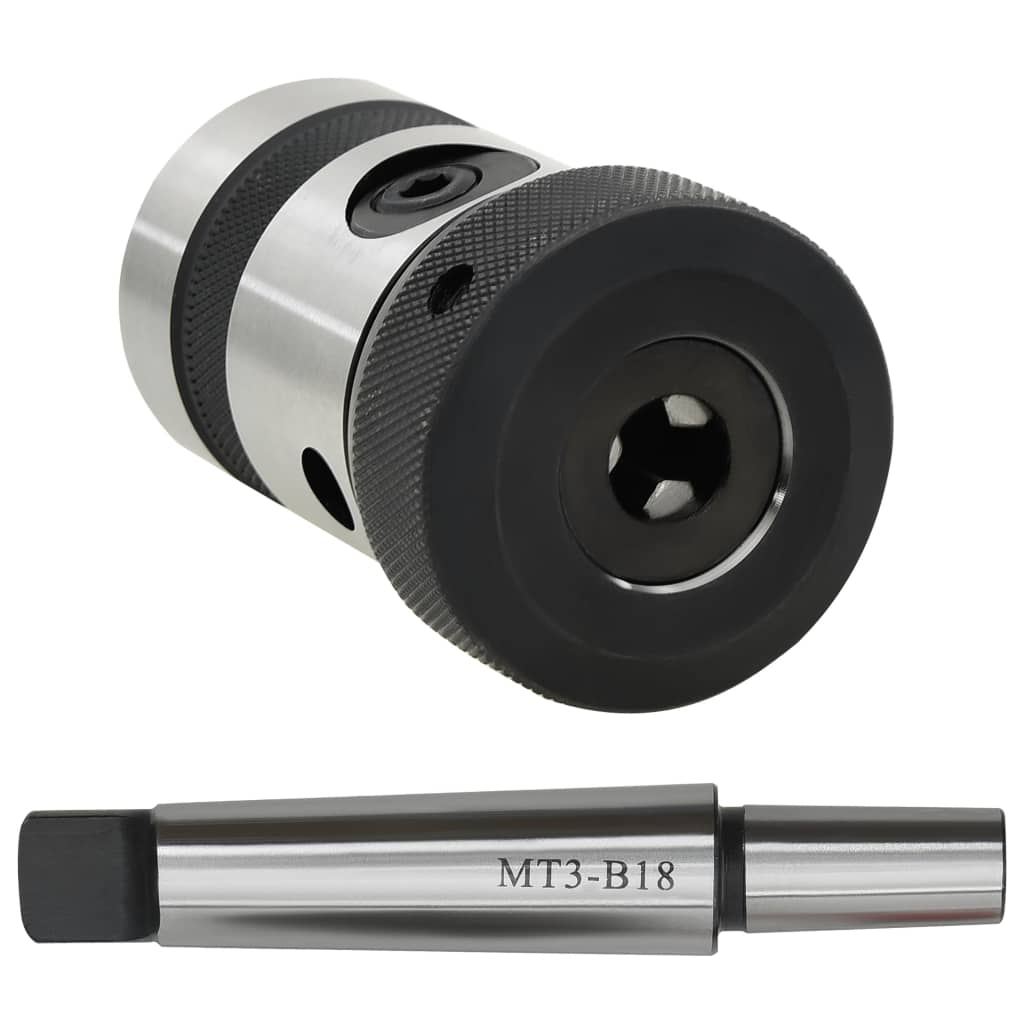 vidaXL Mandrină filetare cu tarod B18, coadă MT3, filet intern M3-M16 vidaXL Mandrină filetare cu tarod B18, coadă MT3, filet intern M3-M16