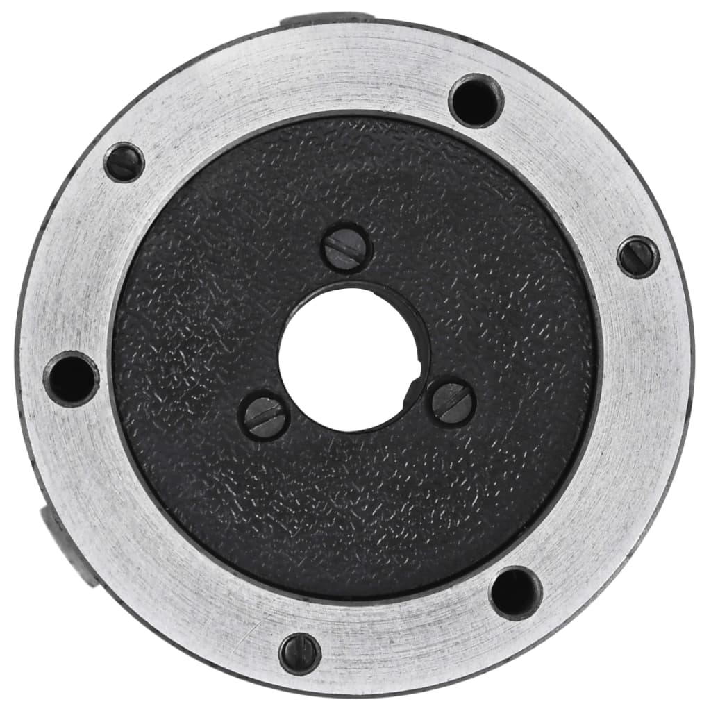 vidaXL Mandrină de strung cu 3 fălci, 100 mm, oțel vidaXL Mandrină de strung cu 3 fălci, 100 mm, oțel
