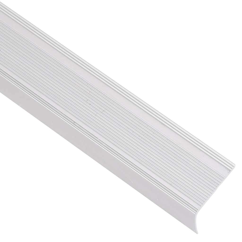 vidaXL Profile trepte în formă de L, 15 buc, argintiu, 90 cm, aluminiu vidaXL Profile trepte în formă de L, 15 buc, argintiu, 90 cm, aluminiu
