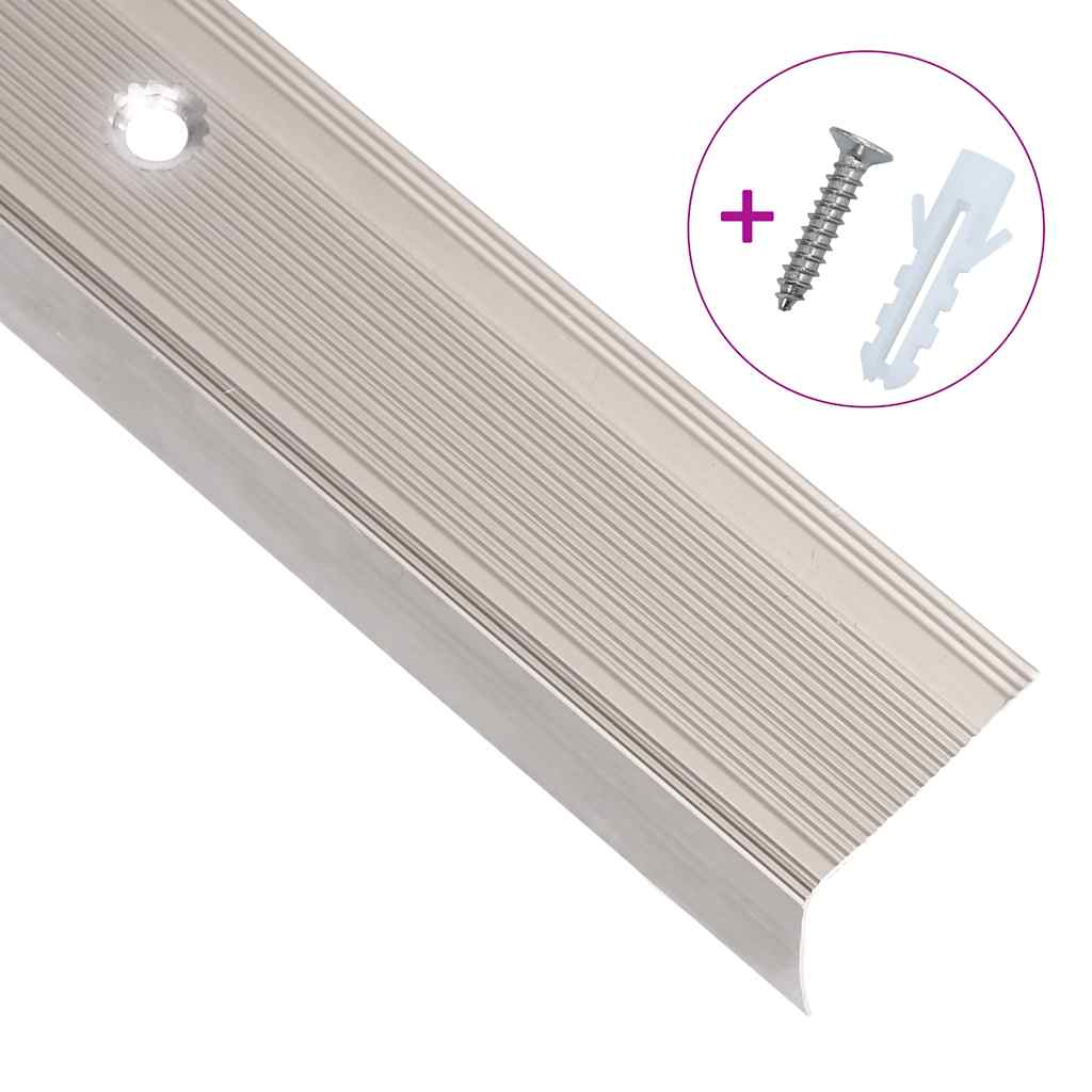vidaXL Profile trepte în formă de L, 15 buc. șampanie 100 cm aluminiu vidaXL Profile trepte în formă de L, 15 buc. șampanie 100 cm aluminiu