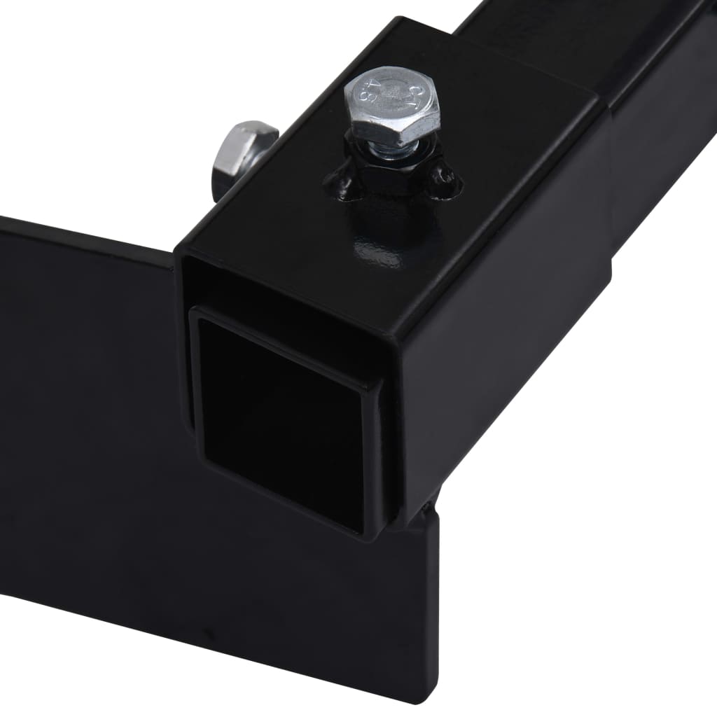 vidaXL Adaptor plug de zăpadă pentru mașina de tuns iarba, negru vidaXL Adaptor plug de zăpadă pentru mașina de tuns iarba, negru
