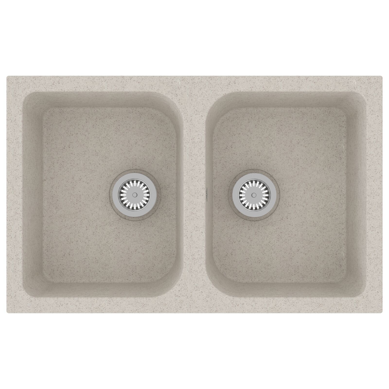 vidaXL Chiuveta de bucătărie Bej 760x480x184 mm Granit vidaXL Chiuveta de bucătărie Bej 760x480x184 mm Granit