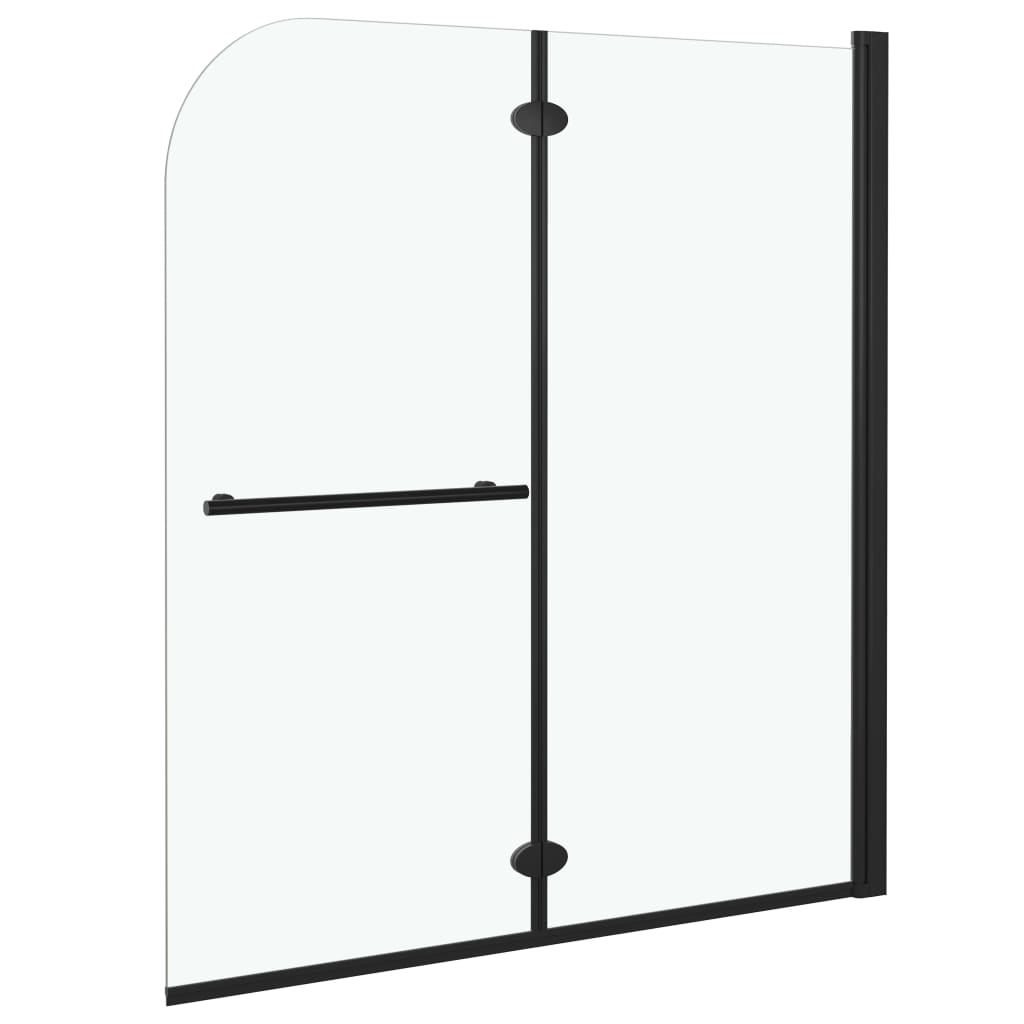vidaXL Cabină de duș pliabilă, 2 panouri, 120 x 140 cm, ESG vidaXL Cabină de duș pliabilă, 2 panouri, 120 x 140 cm, ESG