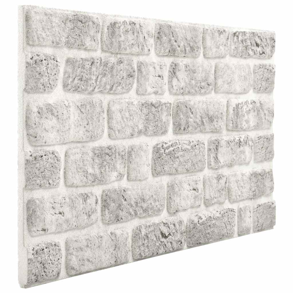 vidaXL Panouri de perete 3D, model cărămidă, gri deschis, 10 buc., EPS