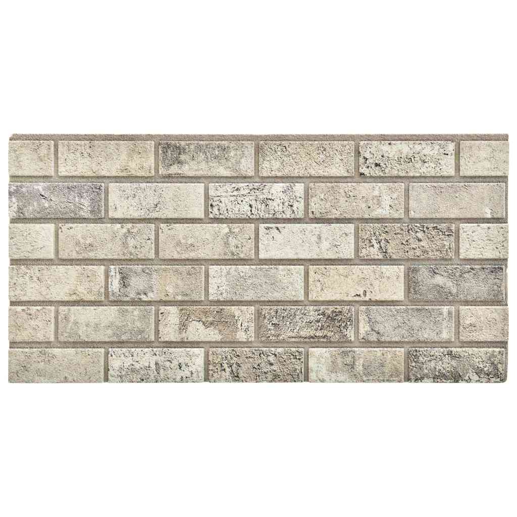 vidaXL Panouri de perete 3D, model cărămidă, nisipiu, 10 buc., EPS