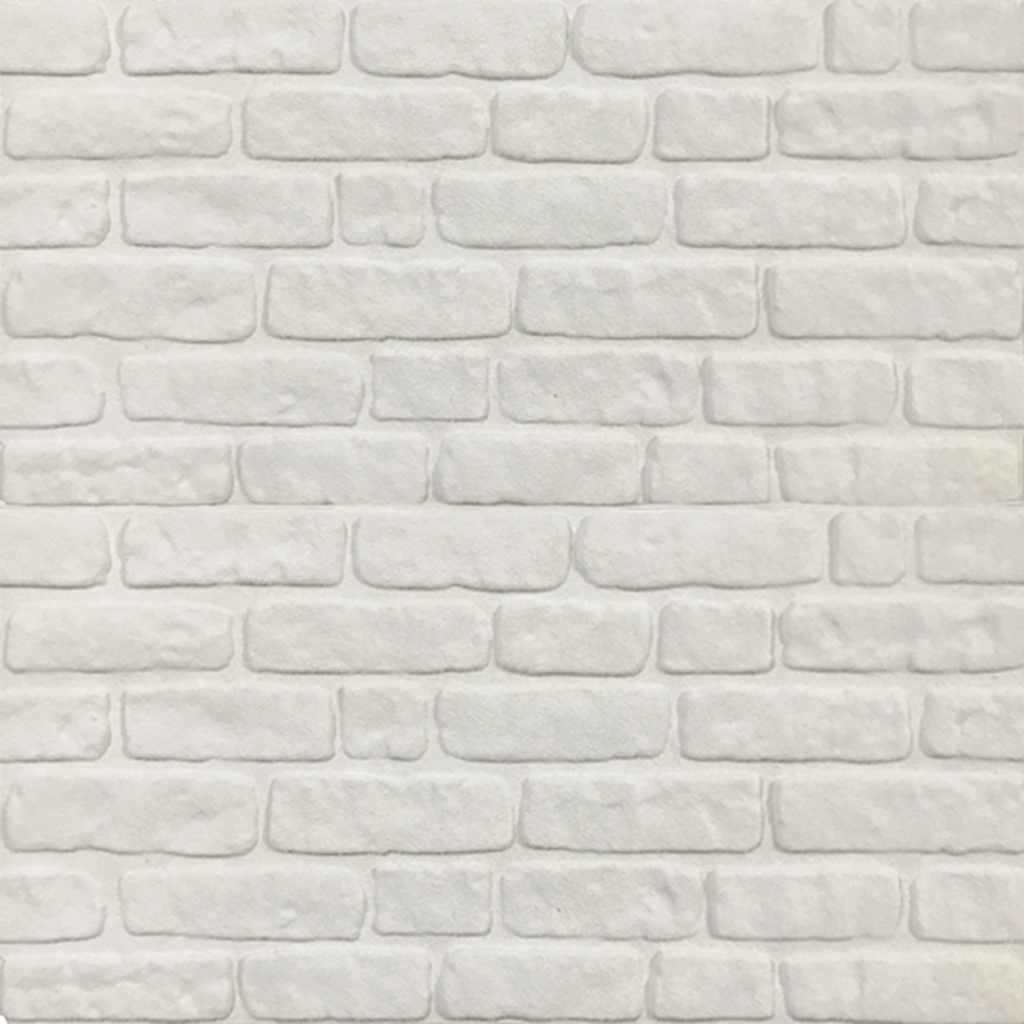 vidaXL Panouri de perete 3D, model cărămidă, alb, 10 buc., EPS vidaXL Panouri de perete 3D, model cărămidă, alb, 10 buc., EPS