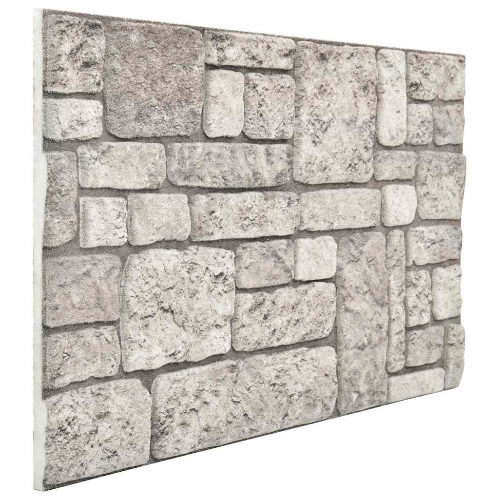 vidaXL Panouri de perete 3D, model cărămidă, gri, 10 buc., EPS vidaXL Panouri de perete 3D, model cărămidă, gri, 10 buc., EPS