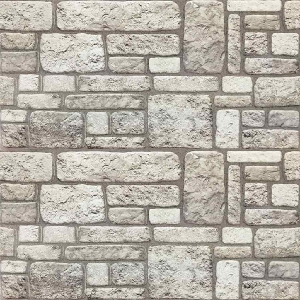 vidaXL Panouri de perete 3D, model cărămidă, gri, 10 buc., EPS vidaXL Panouri de perete 3D, model cărămidă, gri, 10 buc., EPS
