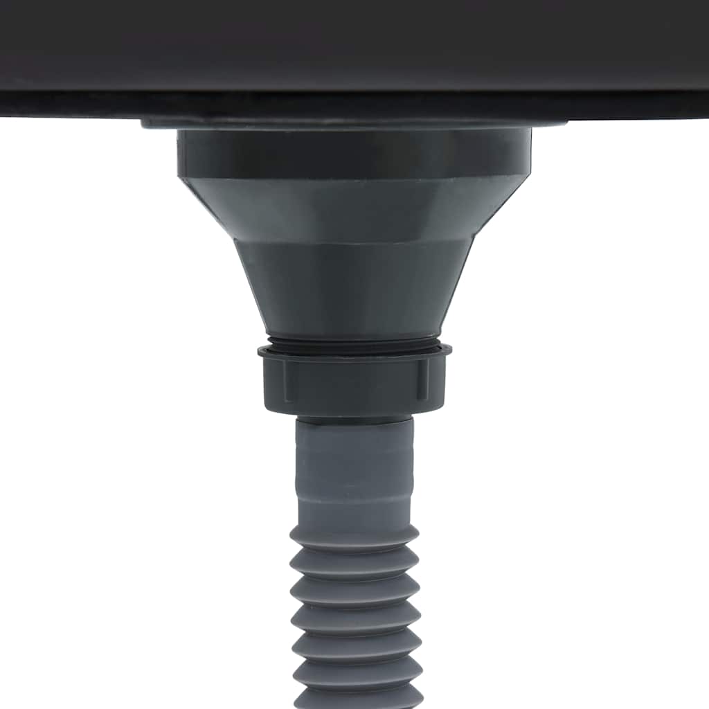 vidaXL Chiuvetă bucătărie cu scurgător, argintiu 800x600x155 mm oțel