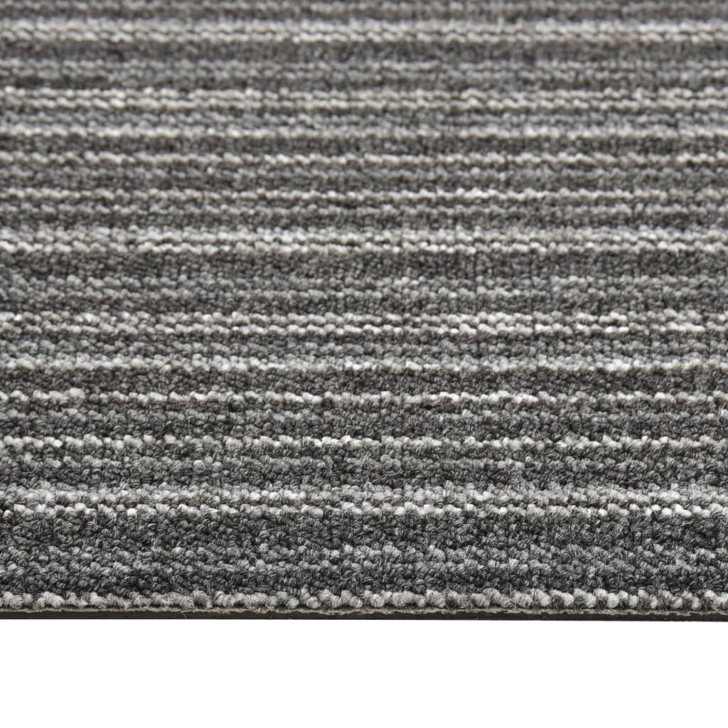 vidaXL Plăci de pardoseală, 20 buc., antracit cu dungi, 50x50 cm, 5 m² vidaXL Plăci de pardoseală, 20 buc., antracit cu dungi, 50x50 cm, 5 m²