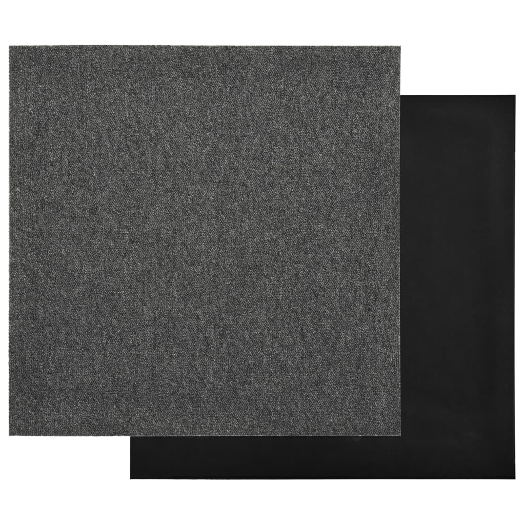 vidaXL Plăci de pardoseală, 20 buc., antracit, 50 x 50 cm, 5 m² vidaXL Plăci de pardoseală, 20 buc., antracit, 50 x 50 cm, 5 m²