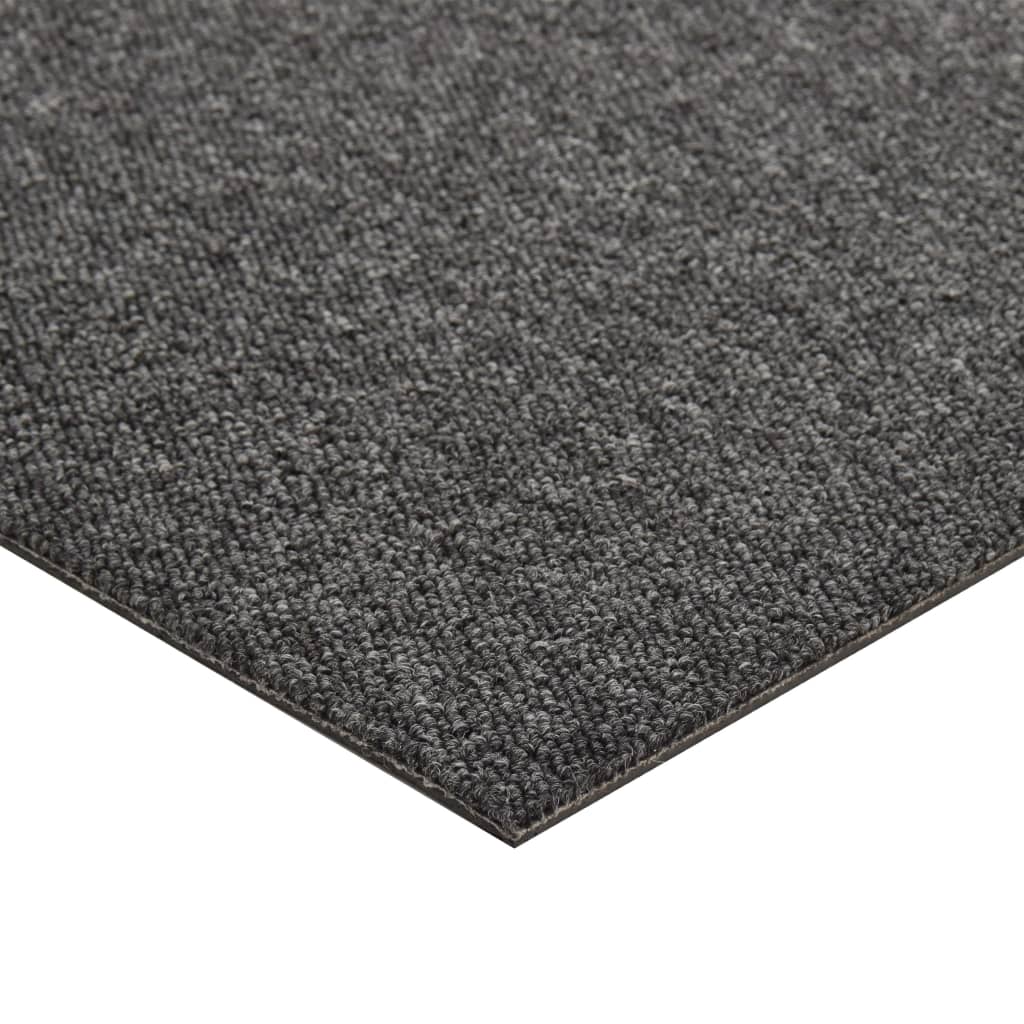 vidaXL Plăci de pardoseală, 20 buc., antracit, 50 x 50 cm, 5 m² vidaXL Plăci de pardoseală, 20 buc., antracit, 50 x 50 cm, 5 m²