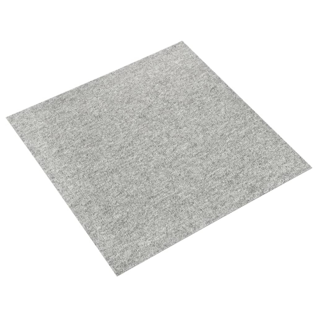 vidaXL Plăci de pardoseală, 20 buc., gri deschis, 50 x 50 cm, 5 m² vidaXL Plăci de pardoseală, 20 buc., gri deschis, 50 x 50 cm, 5 m²