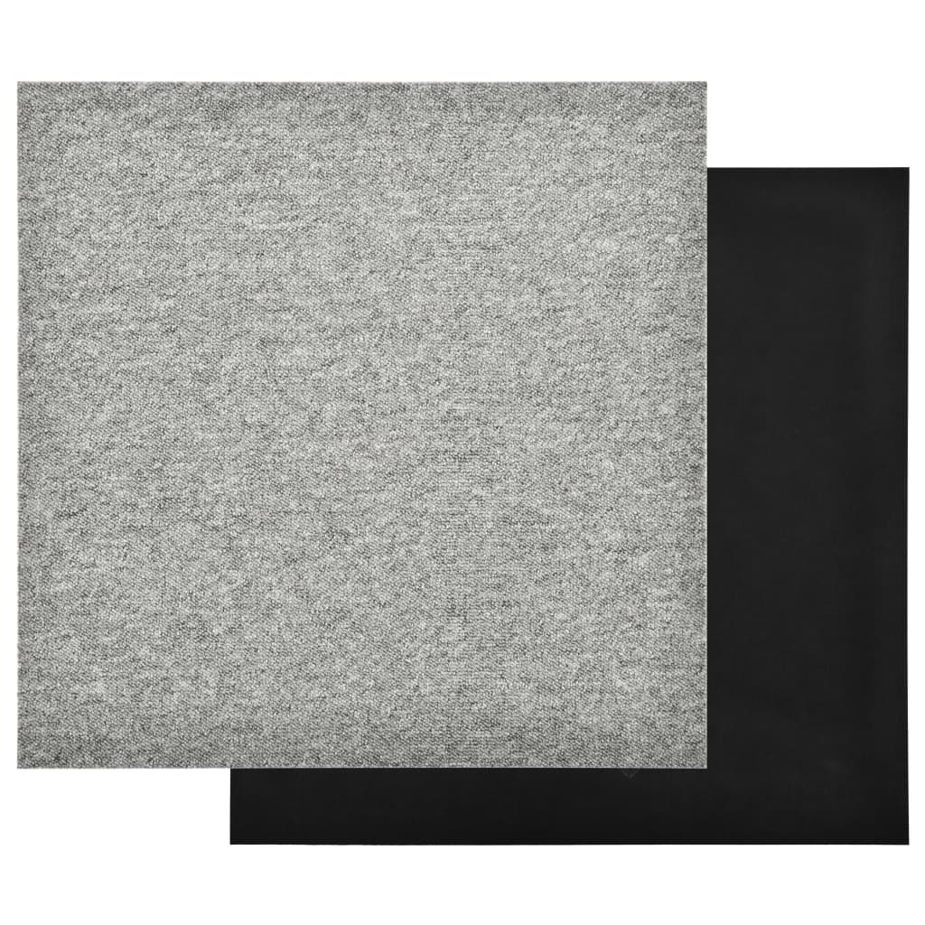 vidaXL Plăci de pardoseală, 20 buc., gri deschis, 50 x 50 cm, 5 m² vidaXL Plăci de pardoseală, 20 buc., gri deschis, 50 x 50 cm, 5 m²
