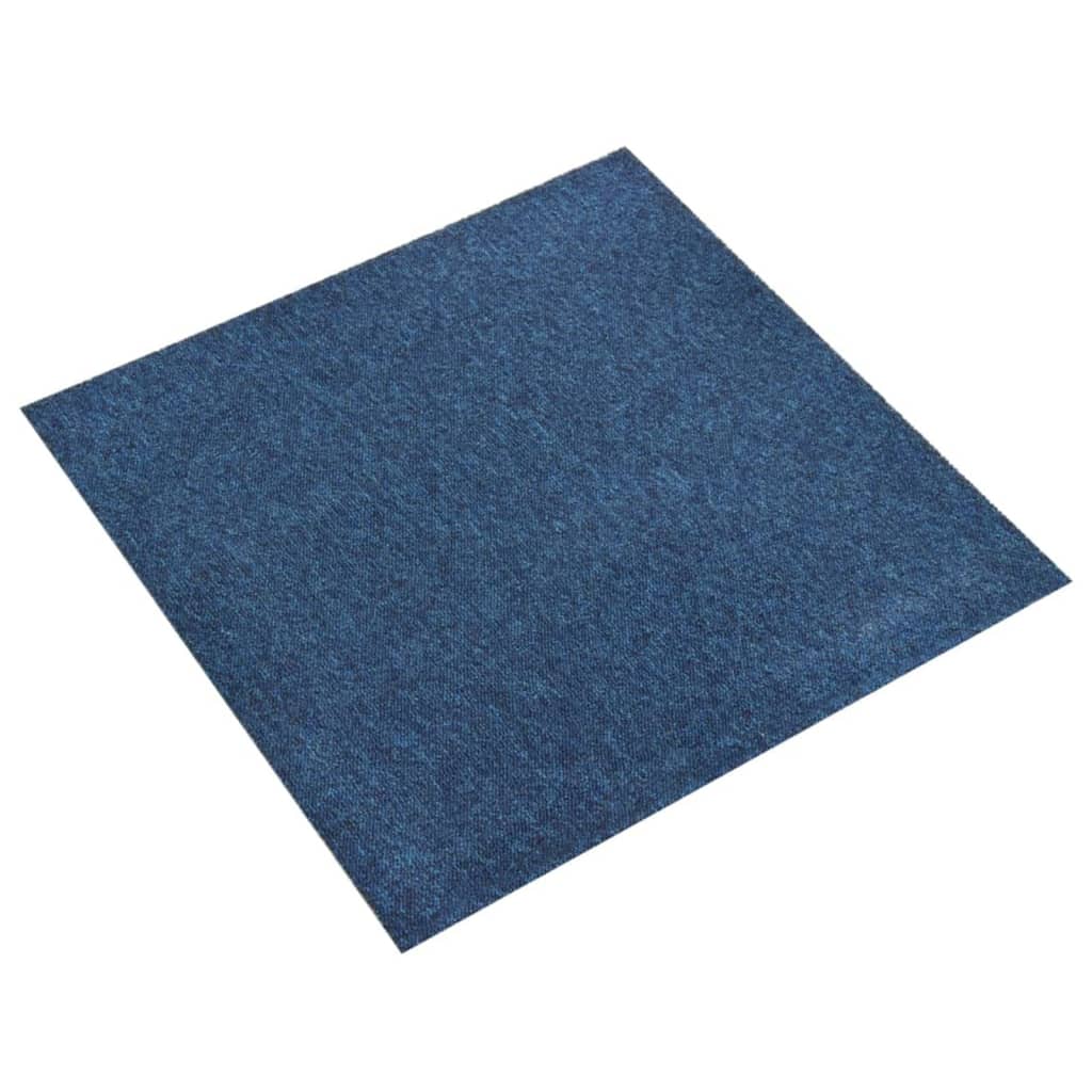 vidaXL Plăci de pardoseală, 20 buc., albastru închis, 50 x 50 cm, 5 m² vidaXL Plăci de pardoseală, 20 buc., albastru închis, 50 x 50 cm, 5 m²