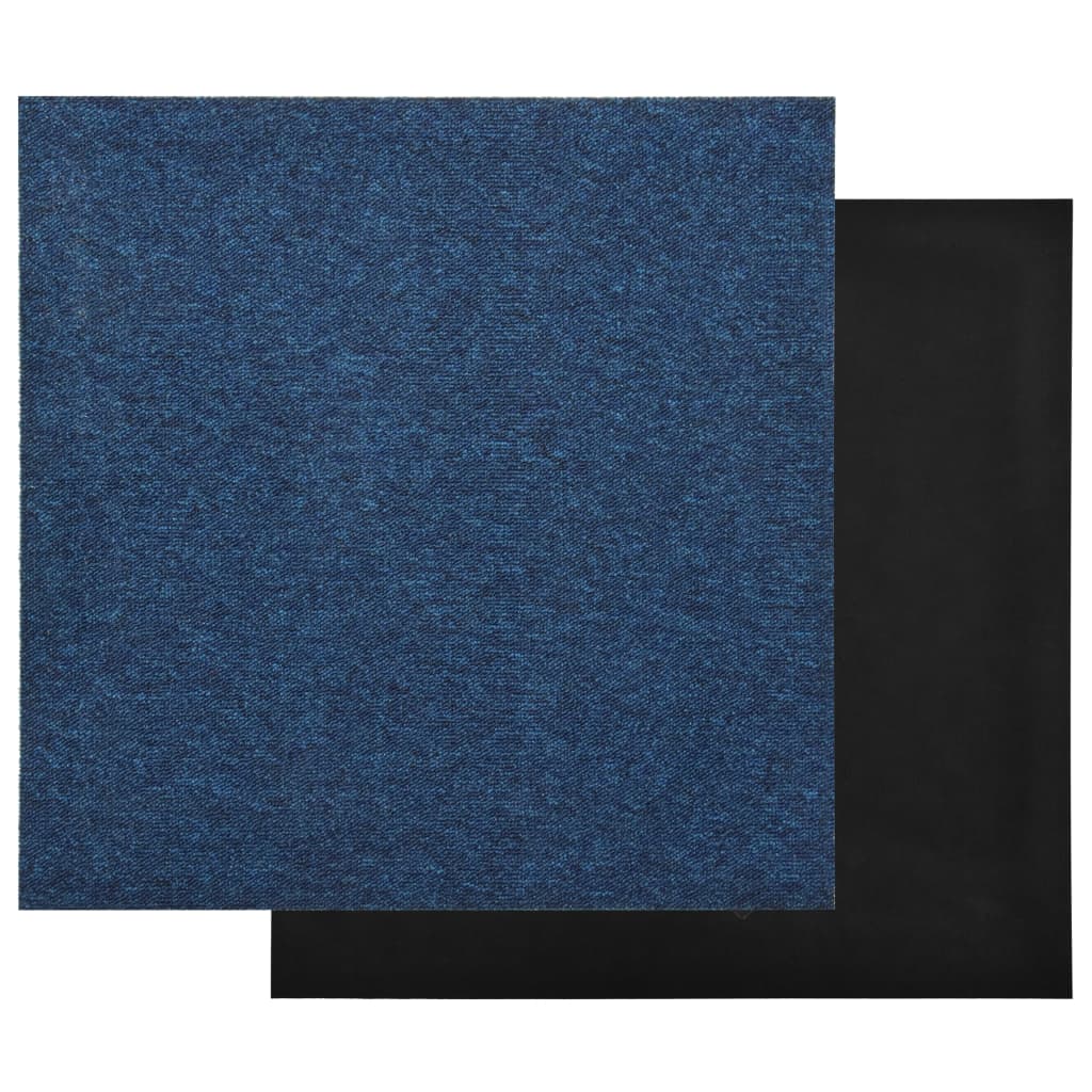 vidaXL Plăci de pardoseală, 20 buc., albastru închis, 50 x 50 cm, 5 m² vidaXL Plăci de pardoseală, 20 buc., albastru închis, 50 x 50 cm, 5 m²