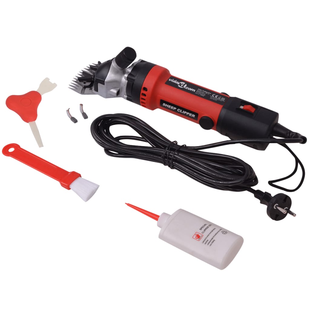 vidaXL Set mașină de tuns oi, 7 piese, 550 W vidaXL Set mașină de tuns oi, 7 piese, 550 W