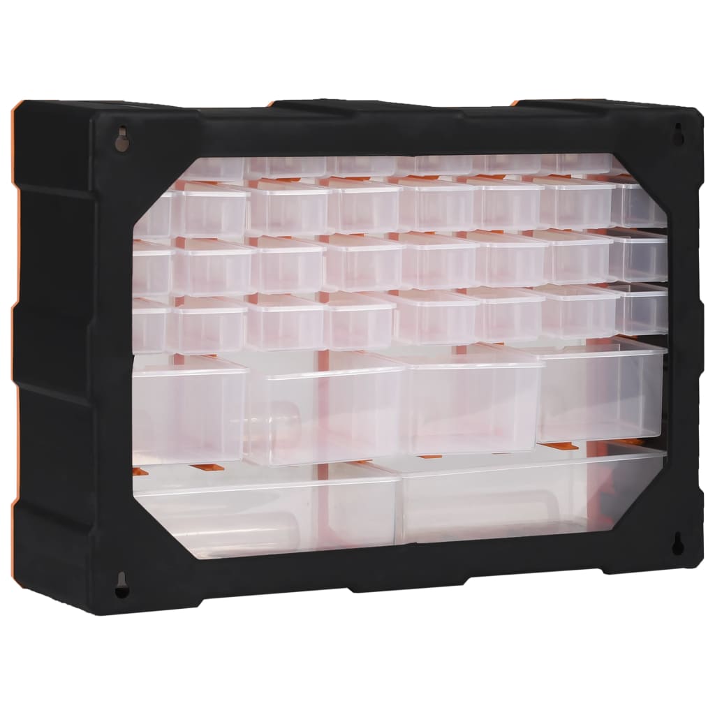 vidaXL Organizator cu 38 de sertare, 52 x 16 x 37,5 cm vidaXL Organizator cu 38 de sertare, 52 x 16 x 37,5 cm