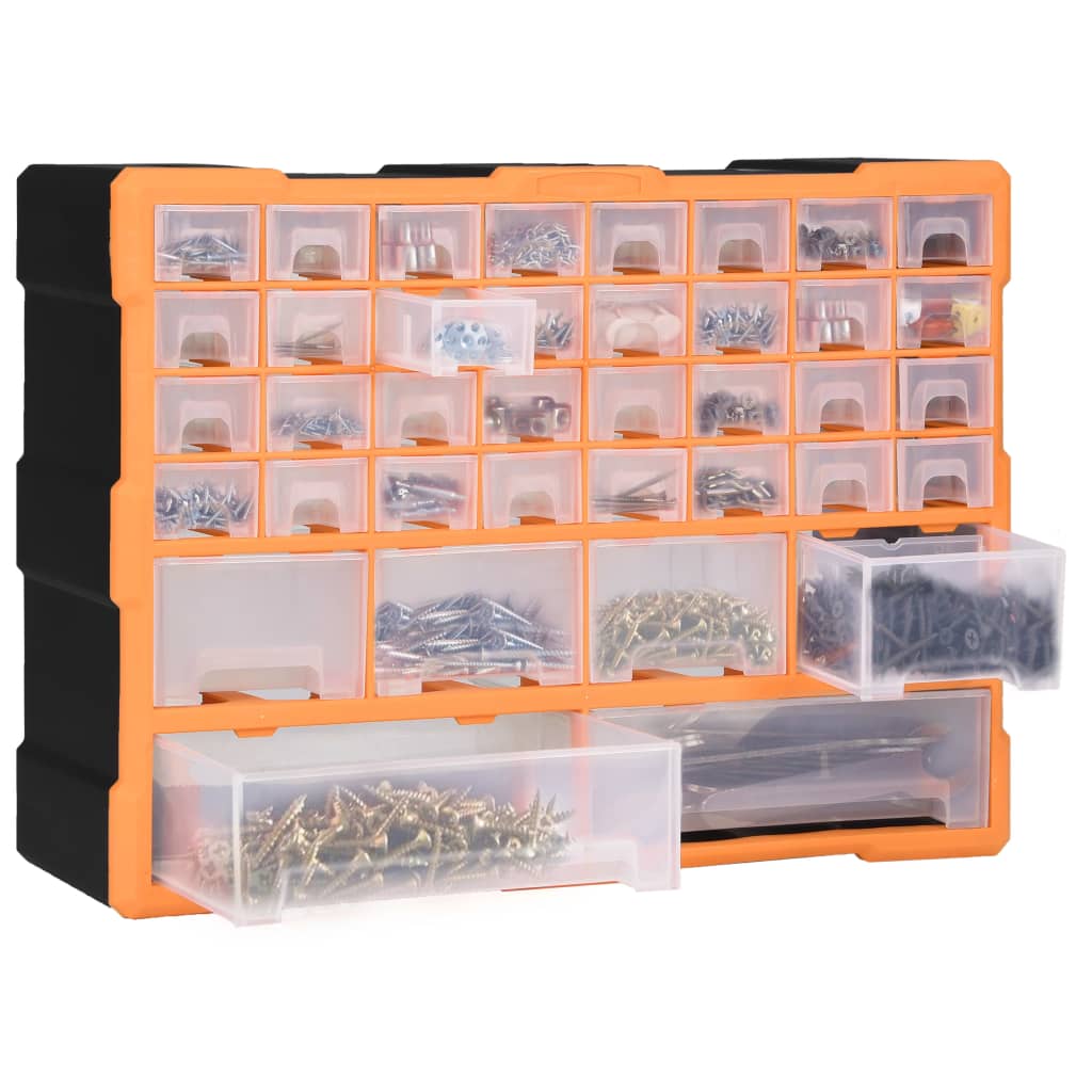 vidaXL Organizator cu 38 de sertare, 52 x 16 x 37,5 cm vidaXL Organizator cu 38 de sertare, 52 x 16 x 37,5 cm