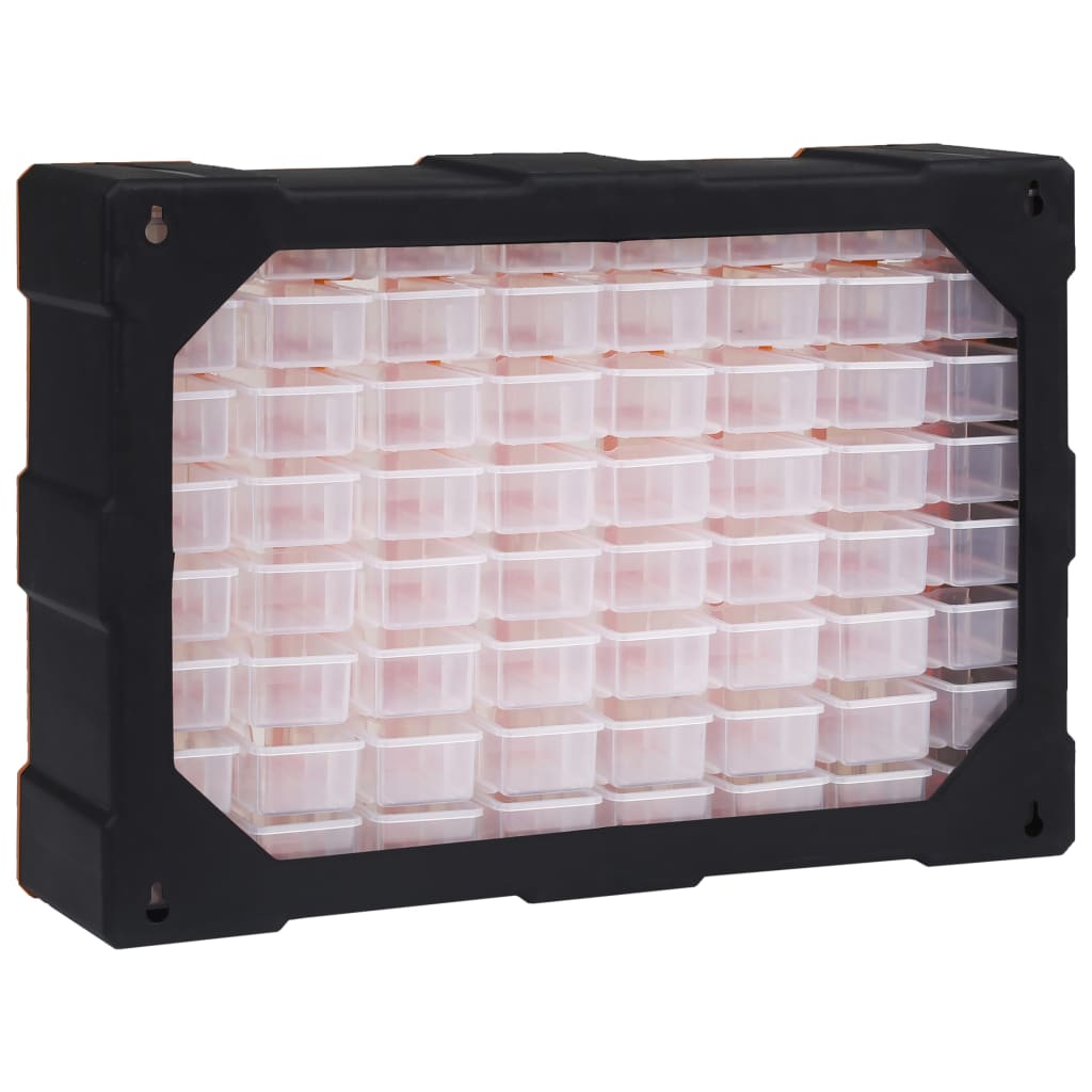 vidaXL Organizator cu 64 de sertare, 52 x 16 x 37,5 cm vidaXL Organizator cu 64 de sertare, 52 x 16 x 37,5 cm