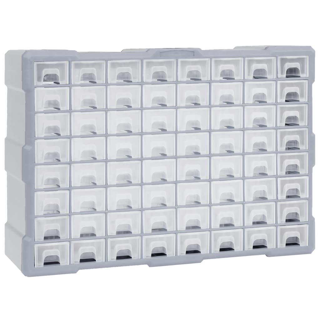 vidaXL Organizator cu 64 de sertare, 52 x 16 x 37,5 cm vidaXL Organizator cu 64 de sertare, 52 x 16 x 37,5 cm