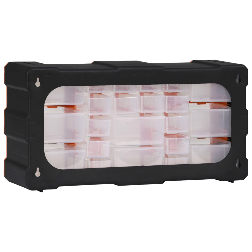 vidaXL Organizator cu 22 de sertare, 49 x 16 x 25,5 cm vidaXL Organizator cu 22 de sertare, 49 x 16 x 25,5 cm