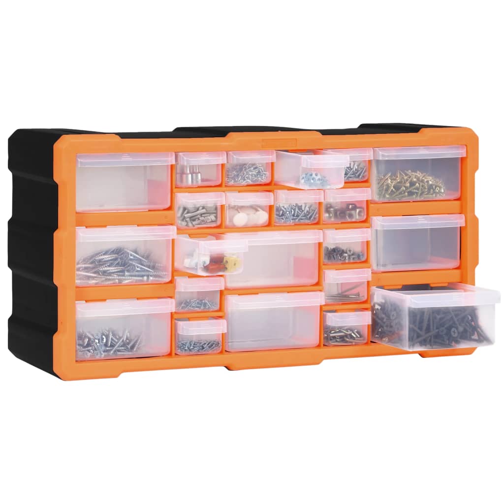 vidaXL Organizator cu 22 de sertare, 49 x 16 x 25,5 cm vidaXL Organizator cu 22 de sertare, 49 x 16 x 25,5 cm