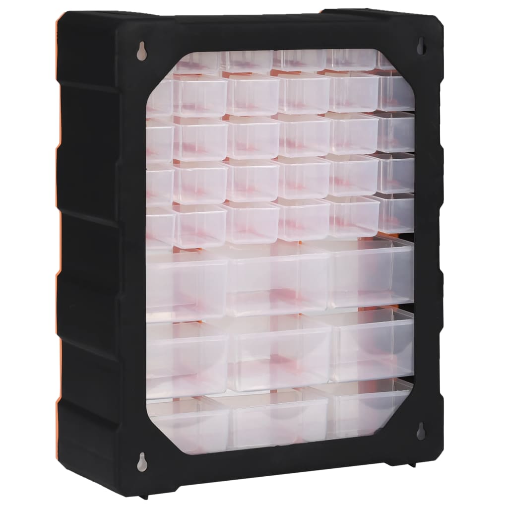 vidaXL Organizator cu 39 de sertare, 38 x 16 x 47 cm vidaXL Organizator cu 39 de sertare, 38 x 16 x 47 cm