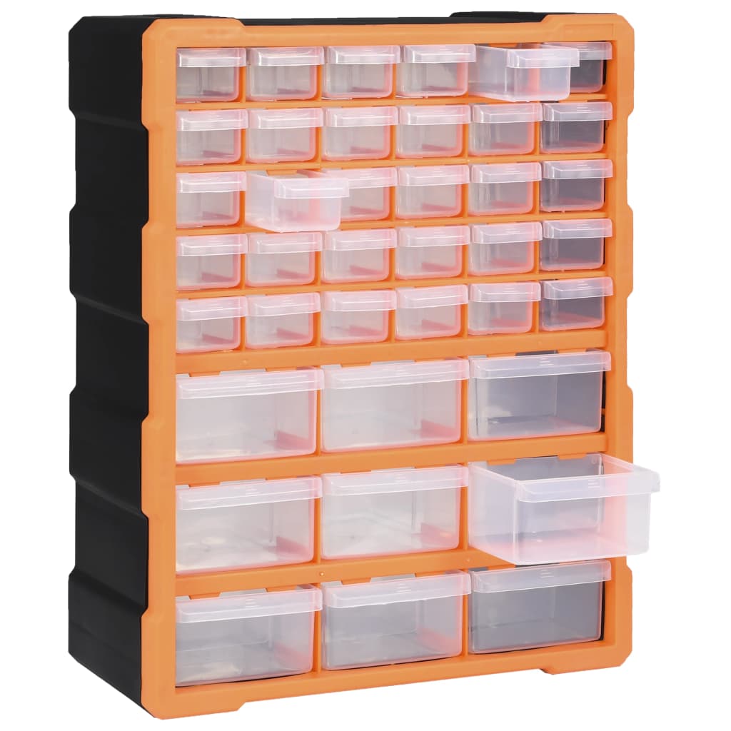 vidaXL Organizator cu 39 de sertare, 38 x 16 x 47 cm vidaXL Organizator cu 39 de sertare, 38 x 16 x 47 cm
