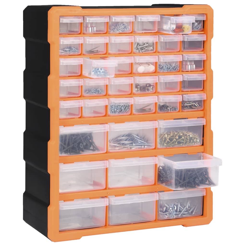 vidaXL Organizator cu 39 de sertare, 38 x 16 x 47 cm vidaXL Organizator cu 39 de sertare, 38 x 16 x 47 cm