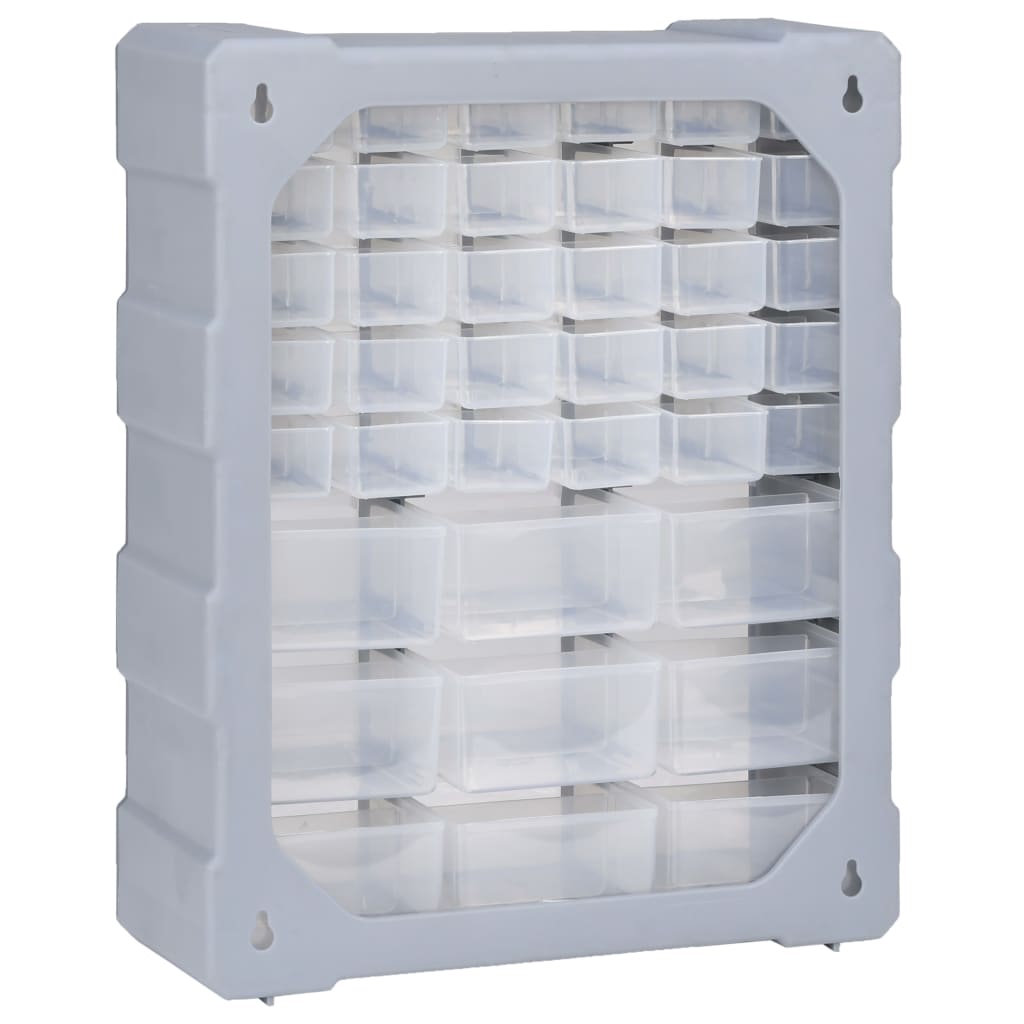 vidaXL Organizator cu 39 de sertare, 38 x 16 x 47 cm vidaXL Organizator cu 39 de sertare, 38 x 16 x 47 cm