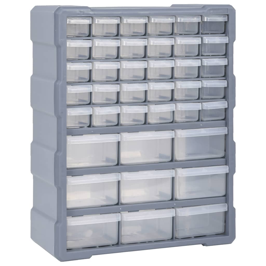 vidaXL Organizator cu 39 de sertare, 38 x 16 x 47 cm vidaXL Organizator cu 39 de sertare, 38 x 16 x 47 cm