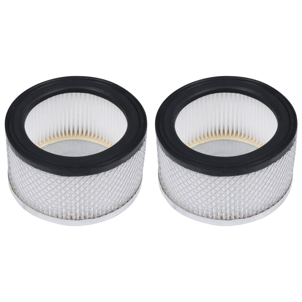 vidaXL Filtre HEPA pentru aspirator de cenușă, 2 buc., lavabile vidaXL Filtre HEPA pentru aspirator de cenușă, 2 buc., lavabile