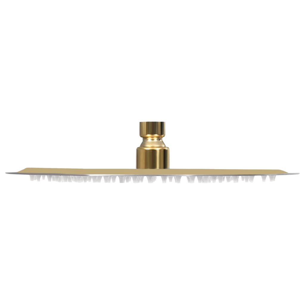vidaXL Cap de duș rotund tip ploaie, auriu, 25 cm, oțel inoxidabil vidaXL Cap de duș rotund tip ploaie, auriu, 25 cm, oțel inoxidabil