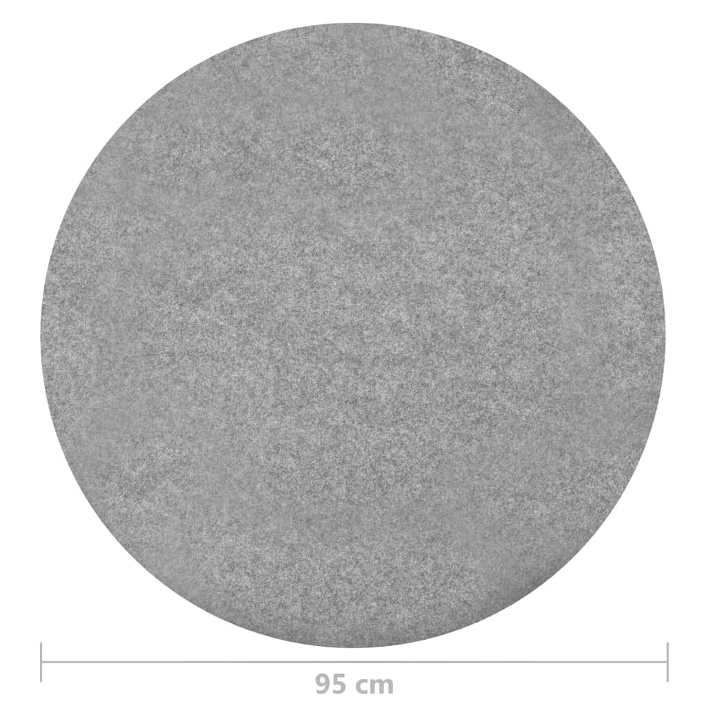 vidaXL Gazon artificial cu crampoane, gri, diam. 95 cm, rotund vidaXL Gazon artificial cu crampoane, gri, diam. 95 cm, rotund