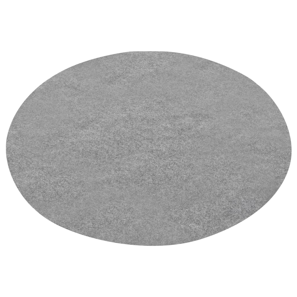 vidaXL Gazon artificial cu crampoane diam 130 cm, gri rotund vidaXL Gazon artificial cu crampoane diam 130 cm, gri rotund