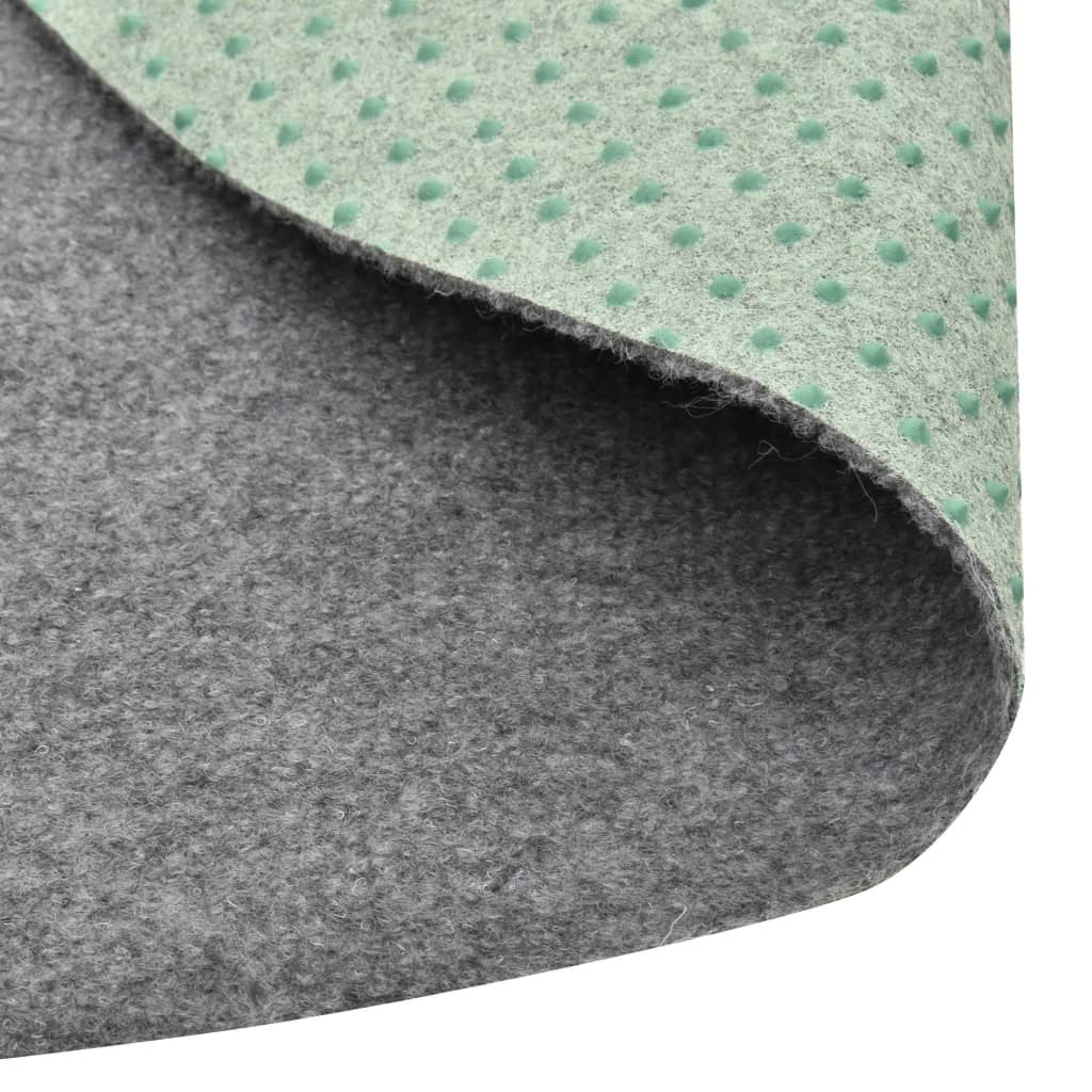 vidaXL Gazon artificial cu crampoane diam 130 cm, gri rotund vidaXL Gazon artificial cu crampoane diam 130 cm, gri rotund
