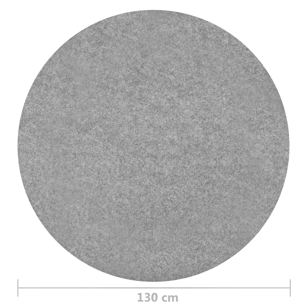vidaXL Gazon artificial cu crampoane diam 130 cm, gri rotund vidaXL Gazon artificial cu crampoane diam 130 cm, gri rotund
