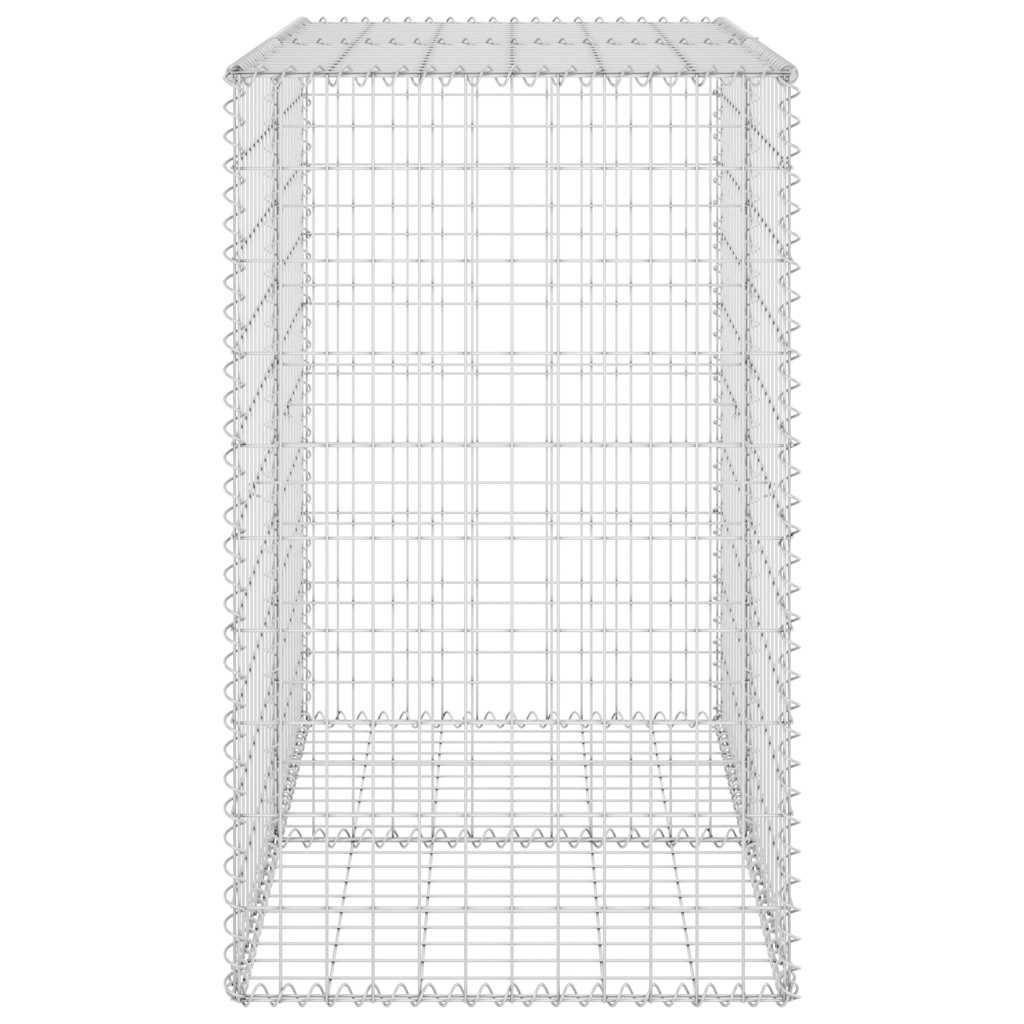 vidaXL Perete gabion cu capace, 100 x 60 x 100 cm, oțel galvanizat vidaXL Perete gabion cu capace, 100 x 60 x 100 cm, oțel galvanizat