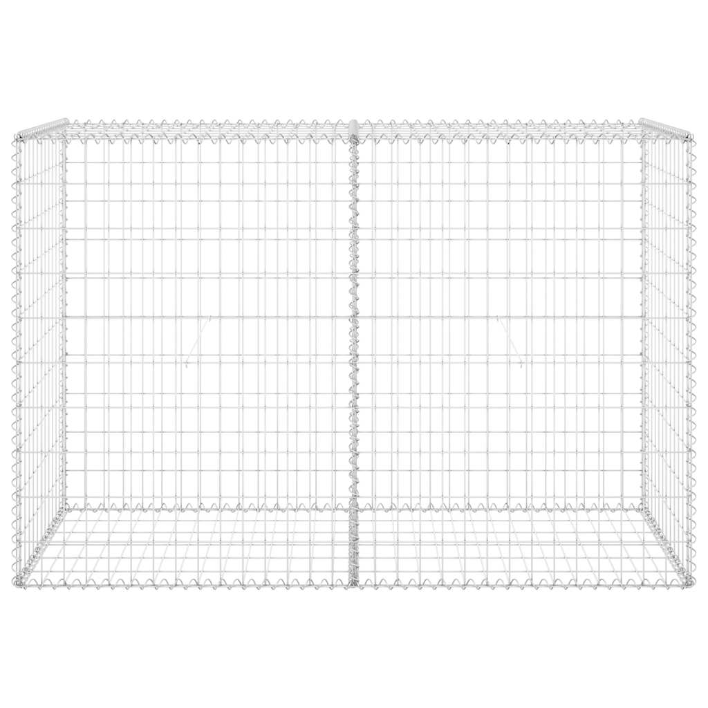 vidaXL Perete gabion cu capace, 150 x 60 x 100 cm, oțel galvanizat vidaXL Perete gabion cu capace, 150 x 60 x 100 cm, oțel galvanizat