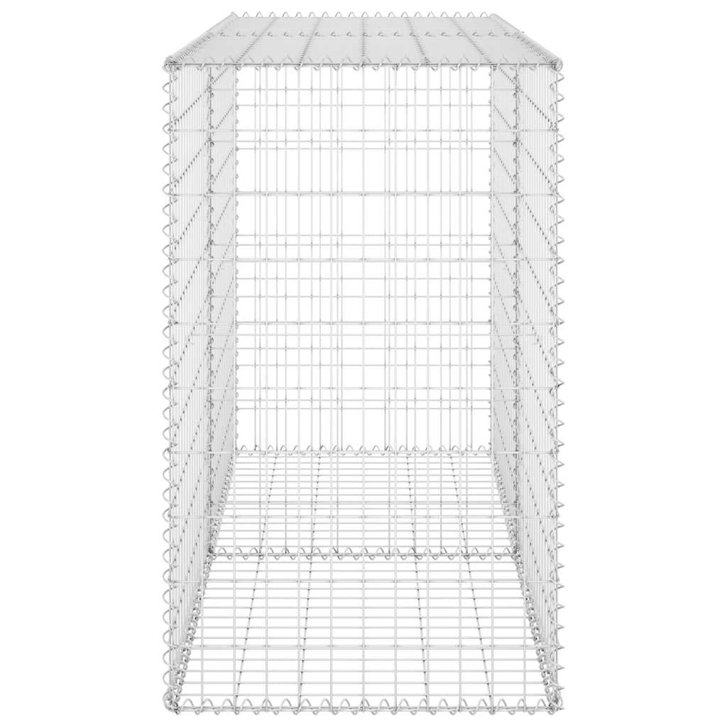 vidaXL Perete gabion cu capace, 150 x 60 x 100 cm, oțel galvanizat vidaXL Perete gabion cu capace, 150 x 60 x 100 cm, oțel galvanizat