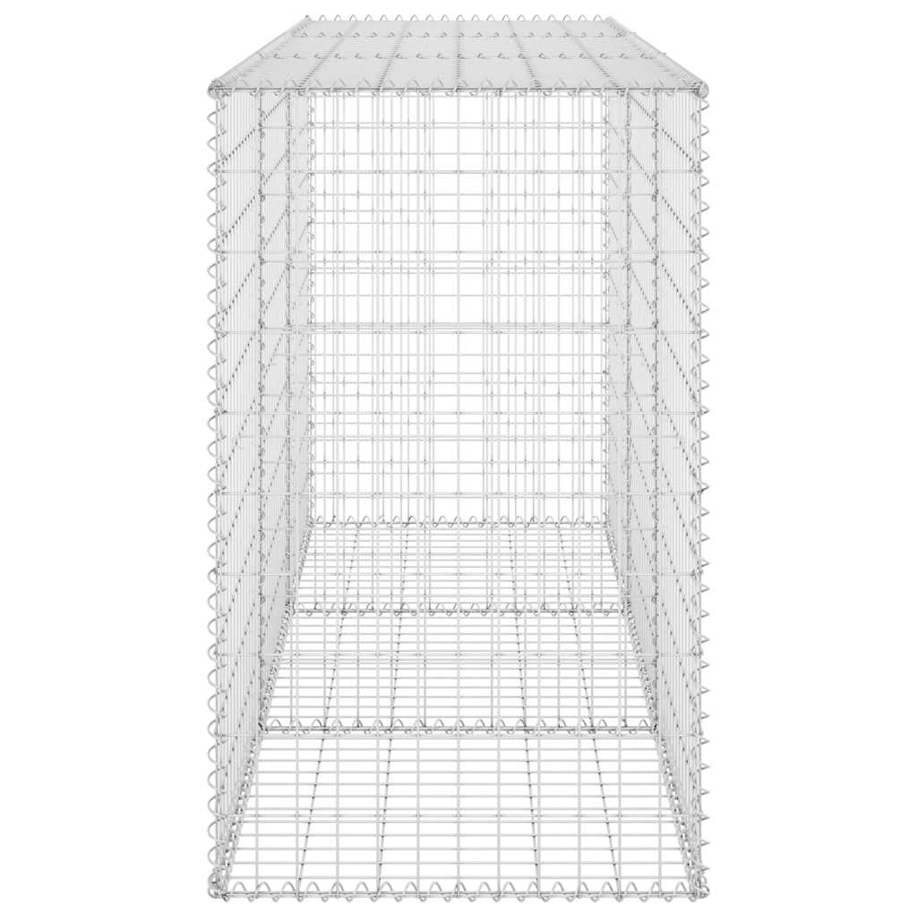 vidaXL Perete gabion cu capace, 200 x 60 x 100 cm, oțel galvanizat vidaXL Perete gabion cu capace, 200 x 60 x 100 cm, oțel galvanizat
