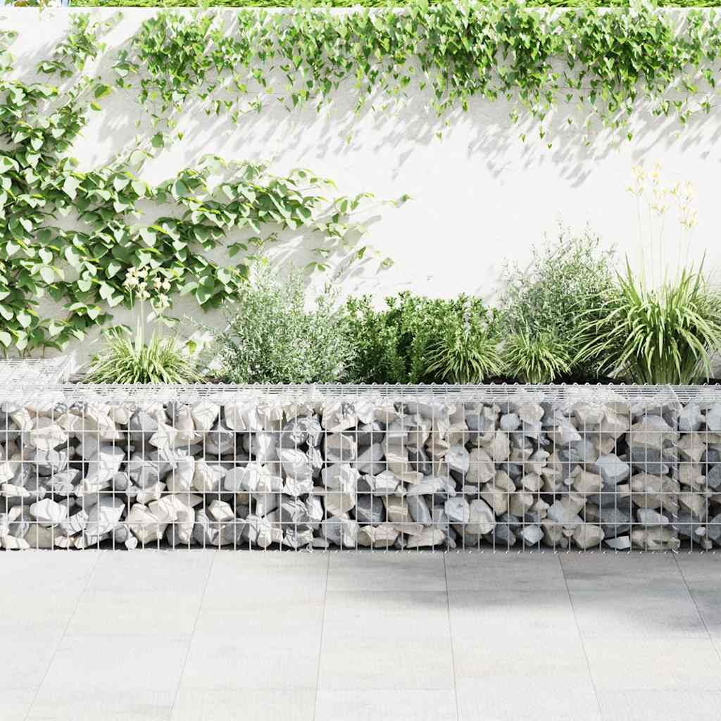 vidaXL Perete gabion cu capace, 900 x 30 x 50 cm, oțel galvanizat vidaXL Perete gabion cu capace, 900 x 30 x 50 cm, oțel galvanizat