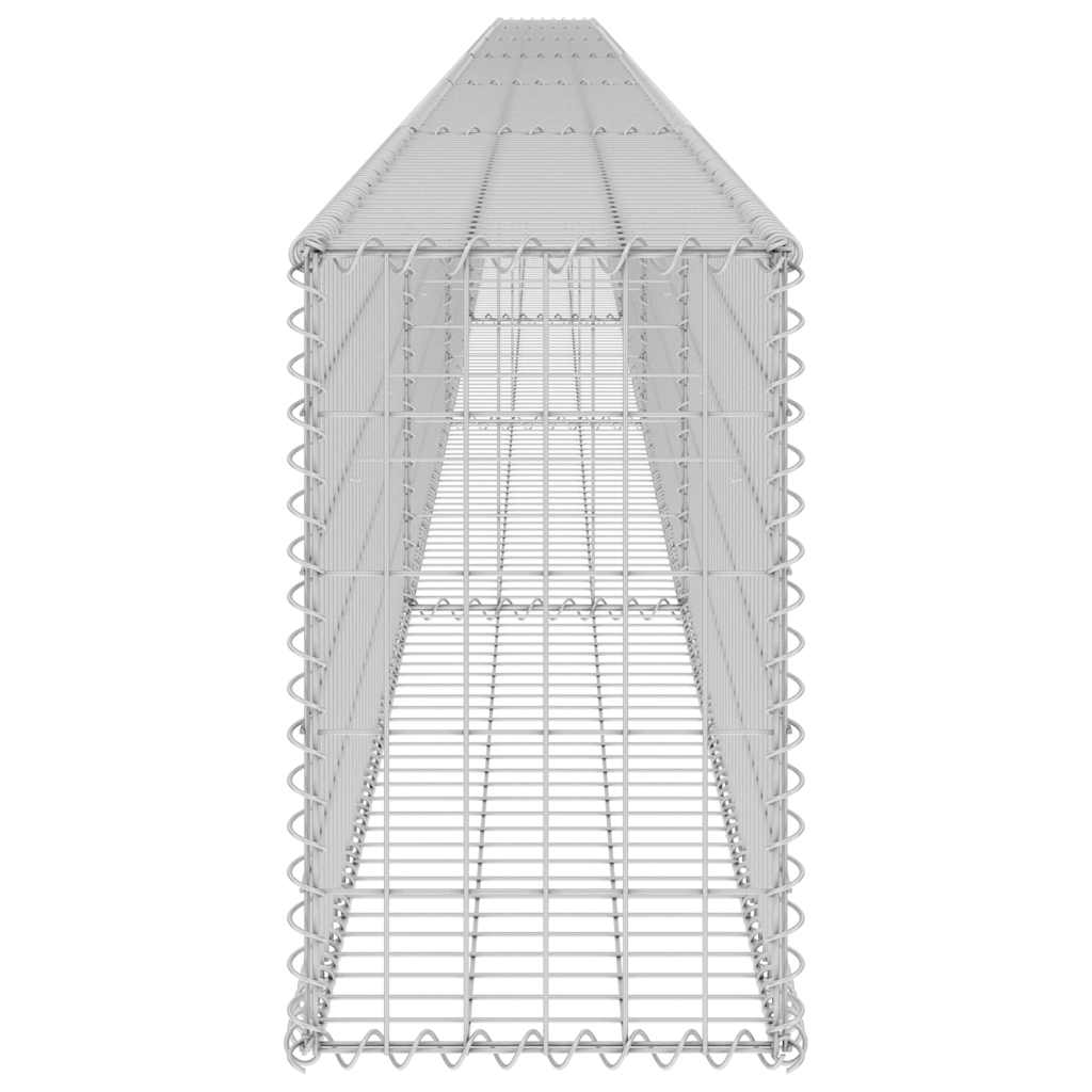 vidaXL Perete gabion cu capace, 900 x 30 x 50 cm, oțel galvanizat vidaXL Perete gabion cu capace, 900 x 30 x 50 cm, oțel galvanizat