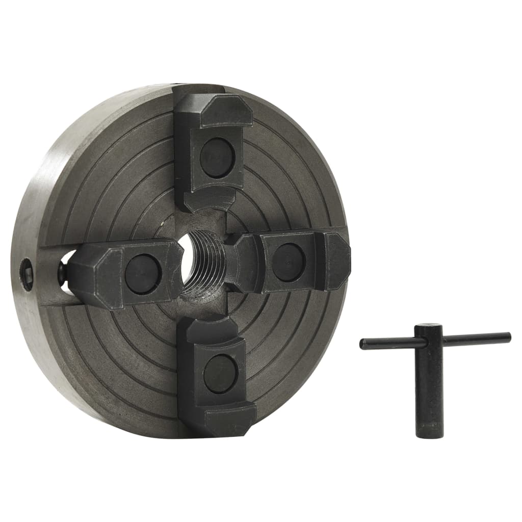 vidaXL Mandrină pentru lemn 4 fălci conexiune M33 negru 150x63 mm oțel vidaXL Mandrină pentru lemn 4 fălci conexiune M33 negru 150x63 mm oțel