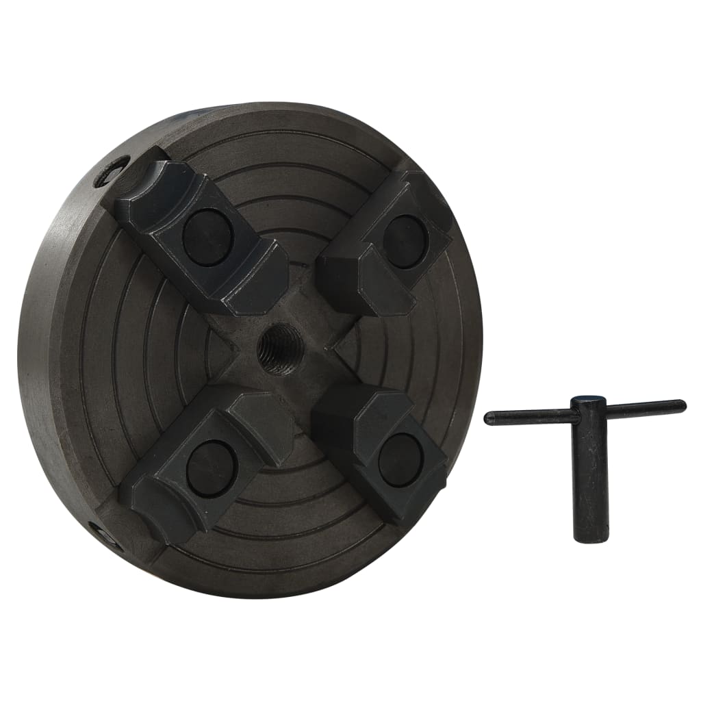 vidaXL Mandrină pentru lemn 4 fălci conexiune M18 negru 150x63 mm oțel vidaXL Mandrină pentru lemn 4 fălci conexiune M18 negru 150x63 mm oțel